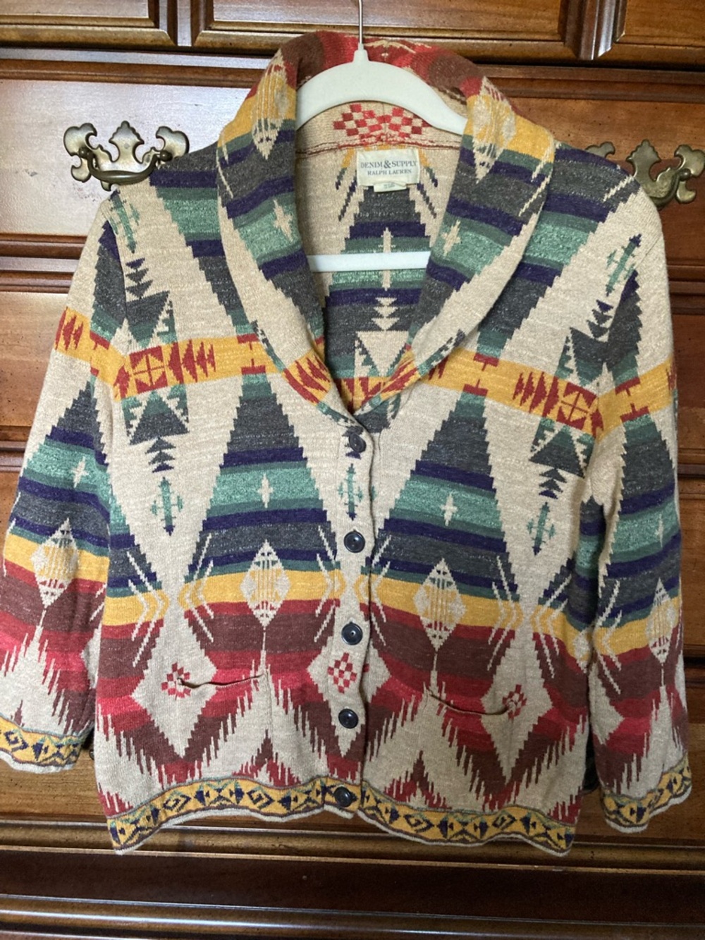 Ralph Lauren  Southwestern Aztec Cardigan
